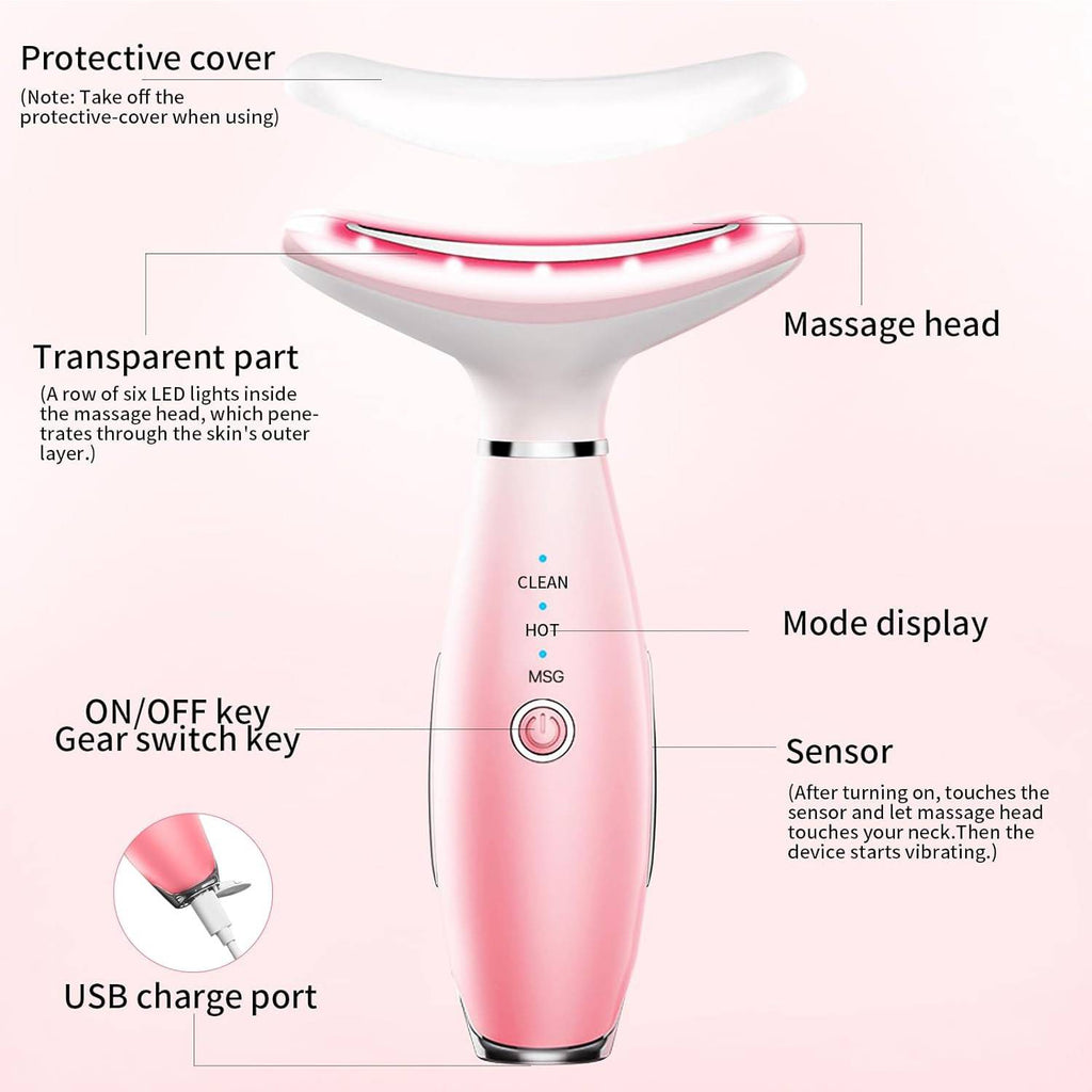 3-in-1 Thermal Facial Massager — Sculpt, Tone & Rejuvenate