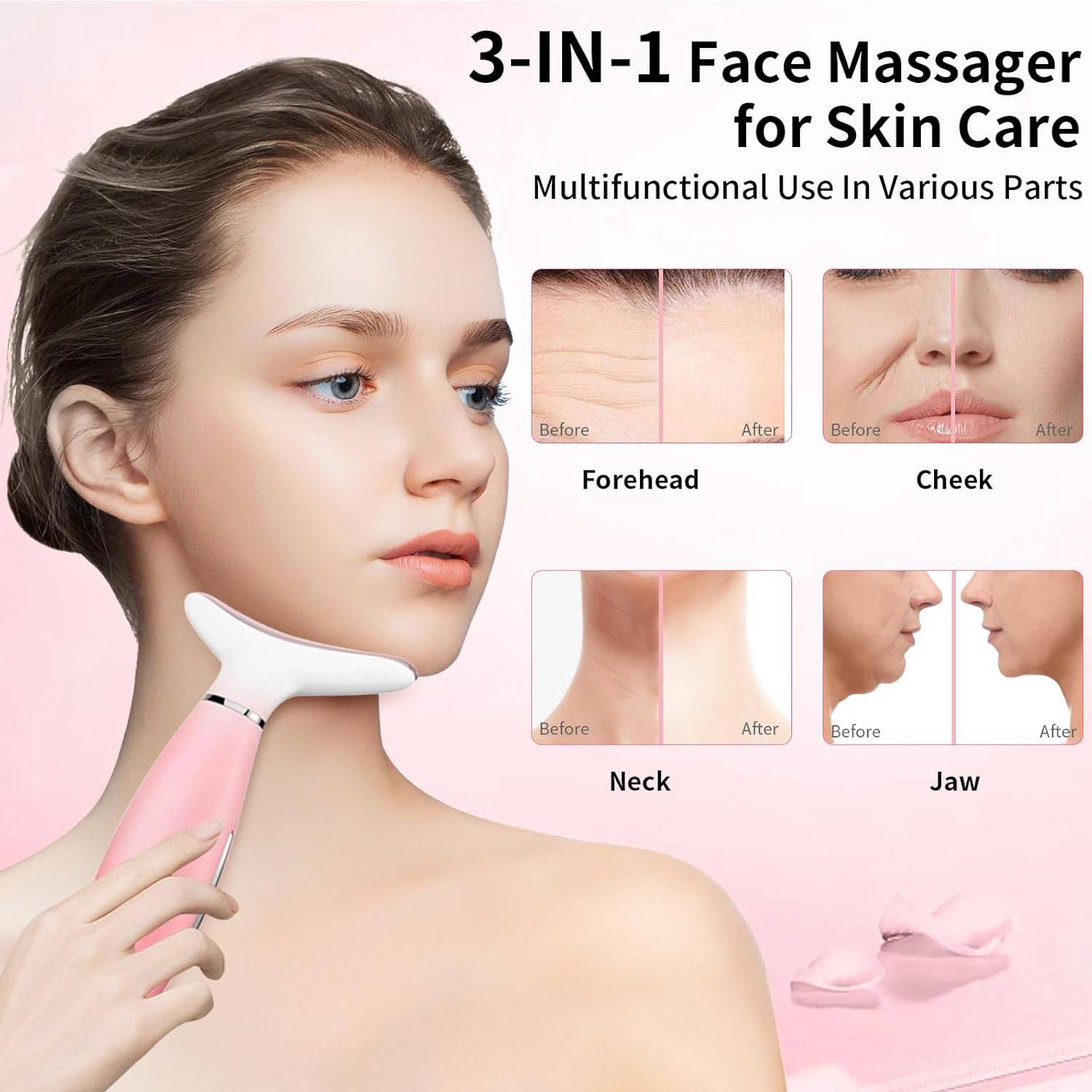3-in-1 Thermal Facial Massager — Sculpt, Tone & Rejuvenate
