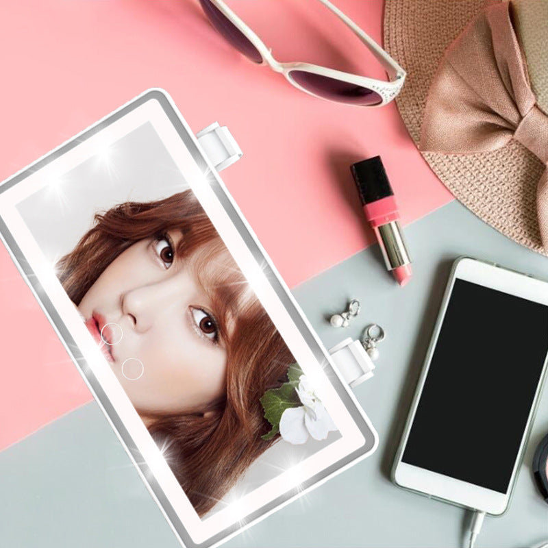 LED Car Makeup Mirror — 3-Tone Touch Dimmable Visor Mirror