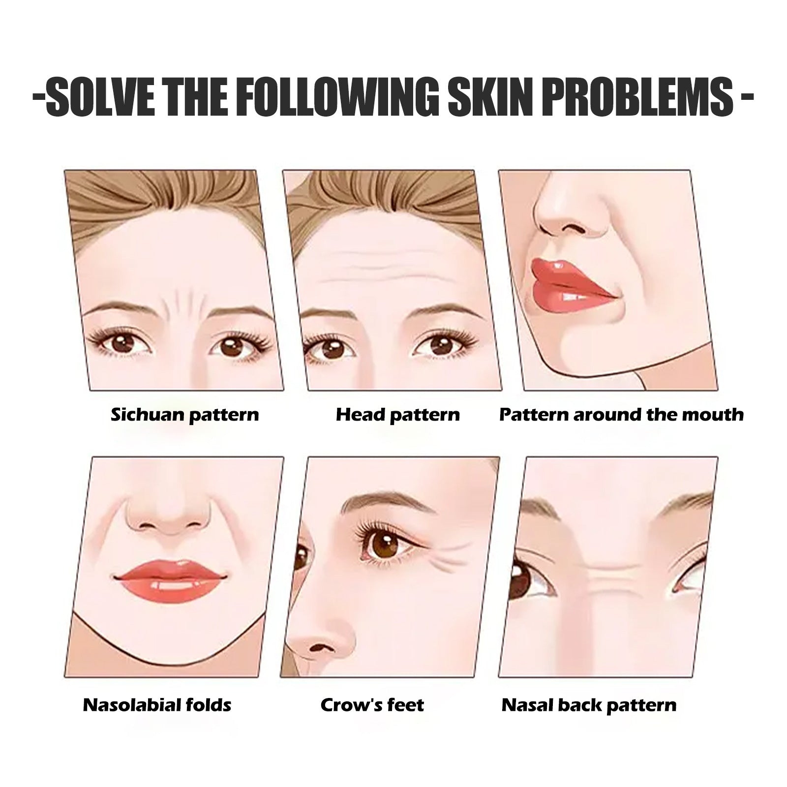 Overnight Anti-Wrinkle Face Lifting Patches — Collagen & Vitamin E