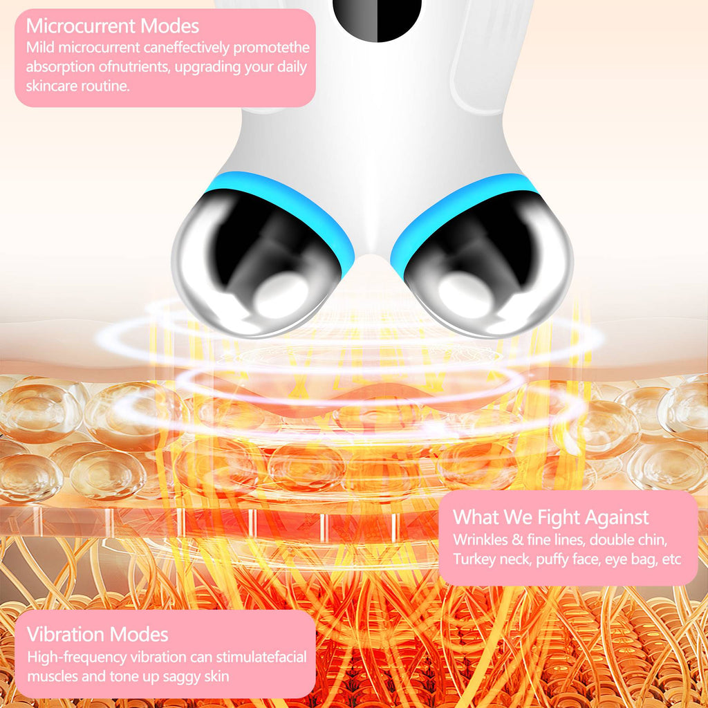 Anti-Aging Microcurrent Facial Toning Device — Lift, Sculpt & Absorb