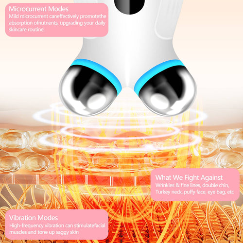 Anti-Aging Microcurrent Facial Toning Device — Lift, Sculpt & Absorb