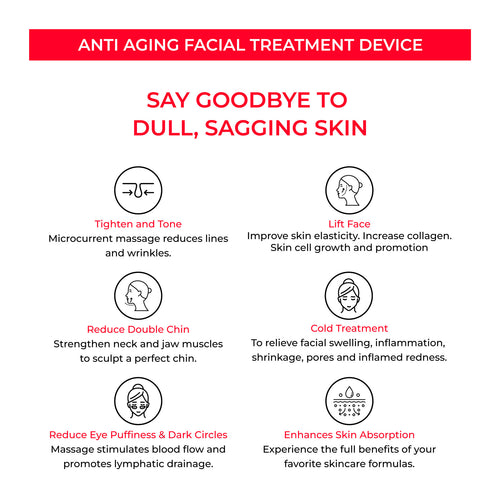 EMS Microcurrent Skin Rejuvenation Beauty Device — Pore & Firming System