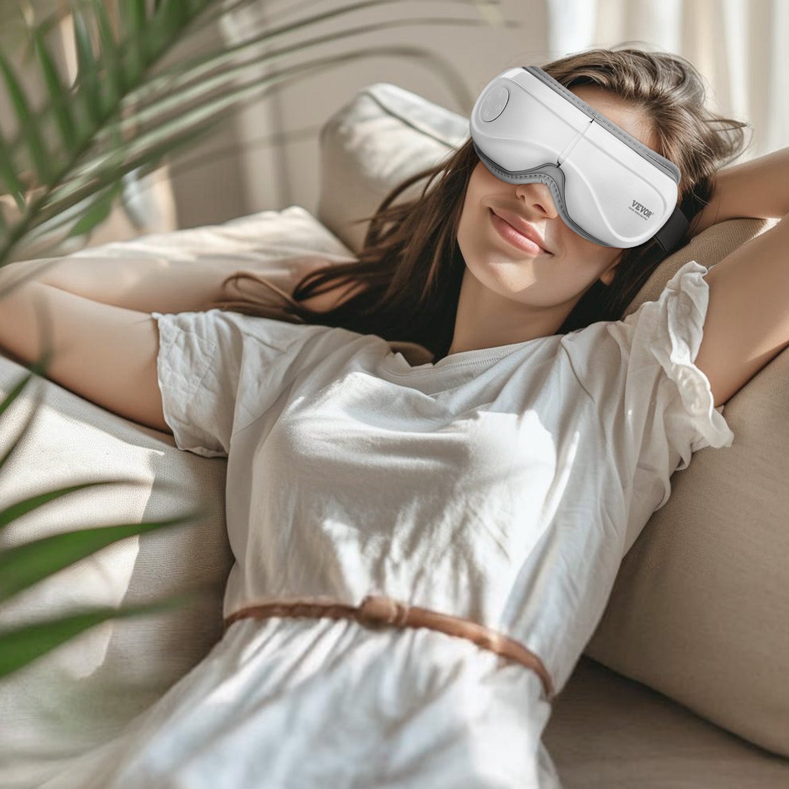 Heated Eye Massager — Bluetooth Music, 5 Modes, Foldable